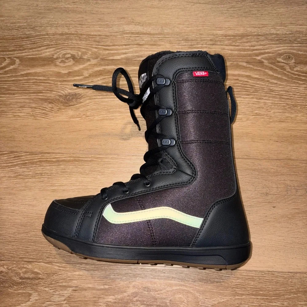 Left Shoe Only - VANS Hi Standard Snowboard Boots Black Mens Size 8.5 US New